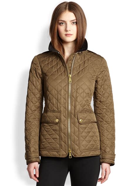 burberry brit jacket quilted